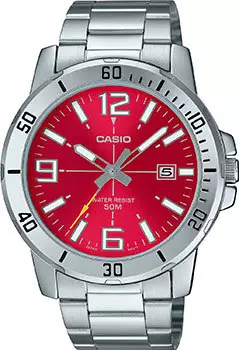Японские наручные мужские часы Casio MTP-VD01D-4B. Коллекция Analog