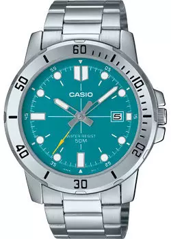 Японские наручные мужские часы Casio MTP-VD01D-3E2. Коллекция Analog
