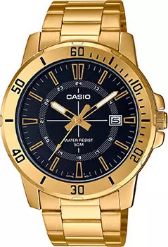 Японские наручные мужские часы Casio MTP-VD01G-1C. Коллекция Analog