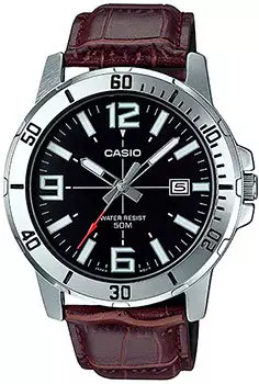 Японские наручные мужские часы Casio MTP-VD01L-1B. Коллекция Analog