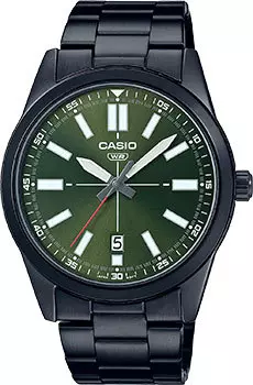 Японские наручные мужские часы Casio MTP-VD02B-3E. Коллекция Analog