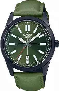 Японские наручные мужские часы Casio MTP-VD02BL-3E. Коллекция Analog