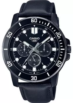 Японские наручные мужские часы Casio MTP-VD300BL-1E. Коллекция Analog
