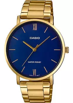 Японские наручные мужские часы Casio MTP-VT01G-2B. Коллекция Analog