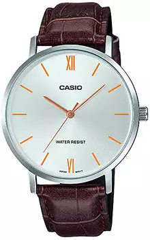 Японские наручные мужские часы Casio MTP-VT01L-7B2. Коллекция Analog