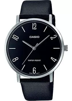 Японские наручные мужские часы Casio MTP-VT01L-1B2. Коллекция Analog