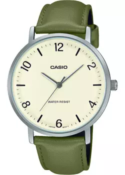 Японские наручные мужские часы Casio MTP-VT03L-7B. Коллекция Analog