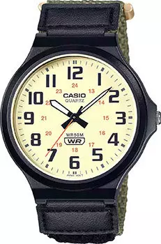 Японские наручные мужские часы Casio MW-240B-3B. Коллекция Analog