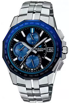Японские наручные мужские часы Casio OCW-S6000-1AJF. Коллекция Oceanus