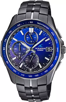 Японские наручные мужские часы Casio OCW-S7000B-2AJF. Коллекция Oceanus
