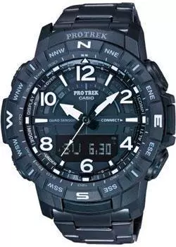 Японские наручные мужские часы Casio PRT-B50YT-1ER. Коллекция Pro-Trek