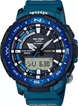 Японские наручные мужские часы Casio PRT-B70-2ER. Коллекция Pro-Trek