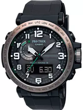 Японские наручные мужские часы Casio PRW-6600Y-1E. Коллекция Pro-Trek