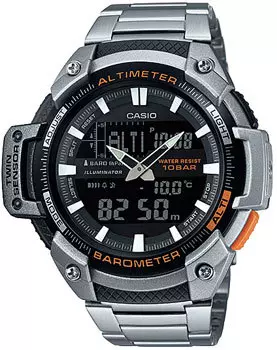 Японские наручные мужские часы Casio SGW-450HD-1B. Коллекция Casio Collection