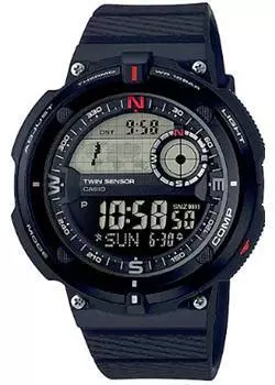 Японские наручные мужские часы Casio SGW-600H-1B. Коллекция Digital