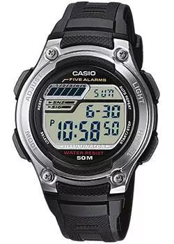 Японские наручные мужские часы Casio W-212H-1A. Коллекция Digital