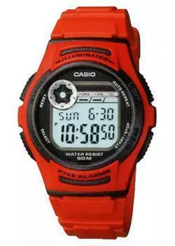 Японские наручные мужские часы Casio W-213-4A. Коллекция Digital