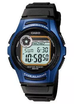 Японские наручные мужские часы Casio W-213-2A. Коллекция Digital