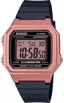 Японские наручные мужские часы Casio W-217HM-5AVEF. Коллекция Digital
