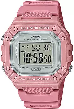 Японские наручные мужские часы Casio W-218HC-4AVEF. Коллекция Digital