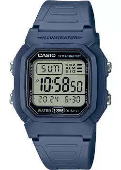 Японские наручные мужские часы Casio W-800H-2A. Коллекция Digital