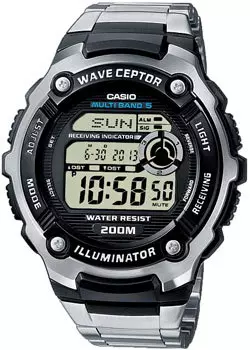 Японские наручные мужские часы Casio WV-200DE-1A. Коллекция Wave Ceptor