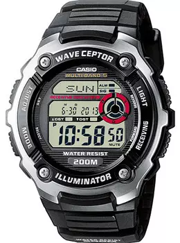 Японские наручные мужские часы Casio WV-200E-1A. Коллекция Wave Ceptor
