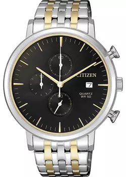 Японские наручные мужские часы Citizen AN3614-54E. Коллекция Chronograph