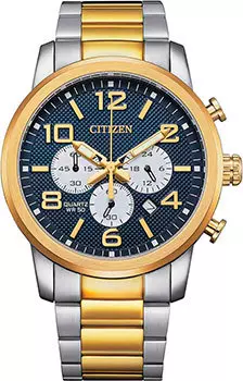 Японские наручные мужские часы Citizen AN8059-56L. Коллекция Chronograph