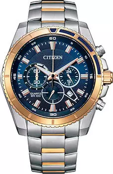 Японские наручные мужские часы Citizen AN8206-53L. Коллекция Chronograph
