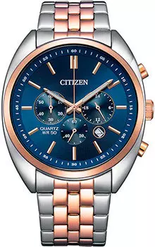 Японские наручные мужские часы Citizen AN8216-50L. Коллекция Chronograph