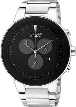 Японские наручные мужские часы Citizen AT2240-51E. Коллекция Eco-Drive