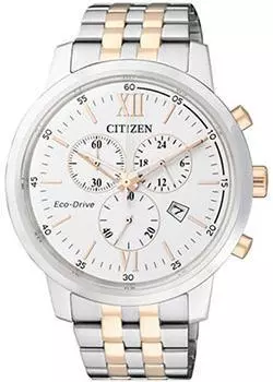 Японские наручные мужские часы Citizen AT2305-81A. Коллекция Eco-Drive