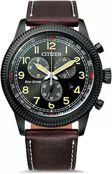 Японские наручные мужские часы Citizen AT2465-18E. Коллекция Eco-Drive