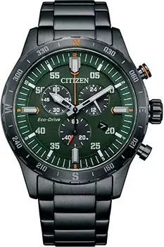 Японские наручные мужские часы Citizen AT2527-80X. Коллекция Eco-Drive