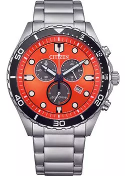Японские наручные мужские часы Citizen AT2560-84X. Коллекция Eco-Drive