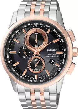 Японские наручные мужские часы Citizen AT8116-65E. Коллекция Radio Controlled