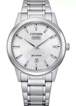 Японские наручные мужские часы Citizen AW0100-86A. Коллекция Eco-Drive