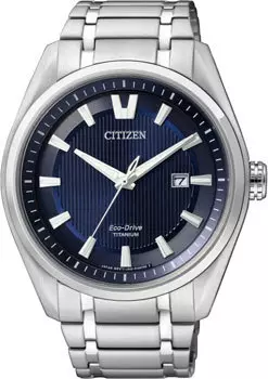 Японские наручные мужские часы Citizen AW1240-57L. Коллекция Super Titanium