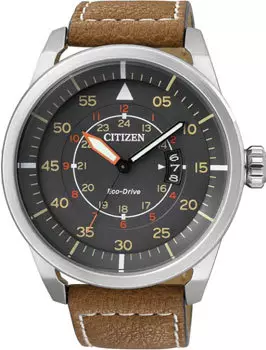 Японские наручные мужские часы Citizen AW1360-12H. Коллекция Eco-Drive