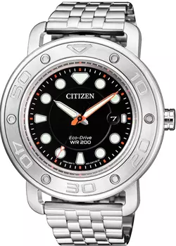Японские наручные мужские часы Citizen AW1531-89E. Коллекция Eco-Drive