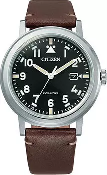 Японские наручные мужские часы Citizen AW1620-21E. Коллекция Eco-Drive
