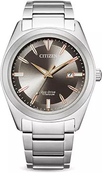 Японские наручные мужские часы Citizen AW1640-83H. Коллекция Eco-Drive