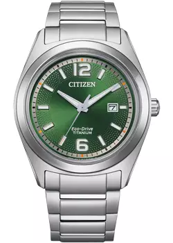 Японские наручные мужские часы Citizen AW1641-81X. Коллекция Super Titanium