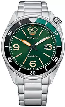 Японские наручные мужские часы Citizen AW1718-88X. Коллекция Eco-Drive