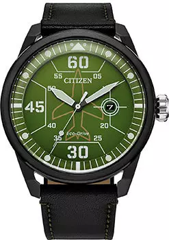 Японские наручные мужские часы Citizen AW1735-03X. Коллекция Eco-Drive