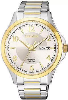 Японские наручные мужские часы Citizen BF2005-54A. Коллекция Basic