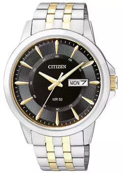 Японские наручные мужские часы Citizen BF2018-52EE. Коллекция Basic