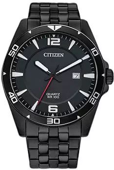 Японские наручные мужские часы Citizen BI5055-51E. Коллекция Basic