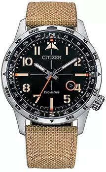 Японские наручные мужские часы Citizen BM7550-10E. Коллекция Eco-Drive